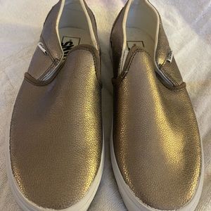 New Vans slip on sneakers. Never worn